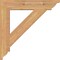 Ekena Millwork Traditional Traditional Smooth Bracket, Western Red Cedar, 3 1/2"W x 22"D x 22"H BKT04X22X22TRA01SWR - alternate 3